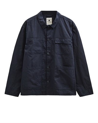 Anerkjendt - AKOdin Cotton Poplin Overshirt - Sky Captain